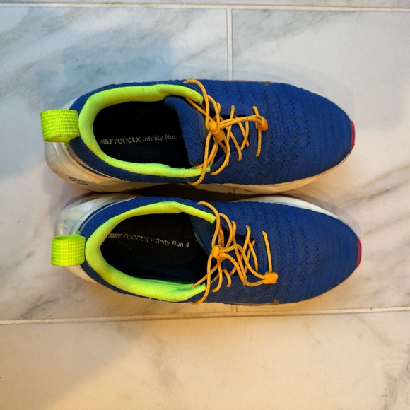 Women’s Nike React X Infinity Run 4 Blue Shoes - Picture 3 of 6